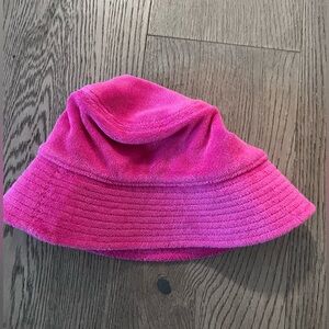 Wilfred Pink Toweling Bucket hat S/M